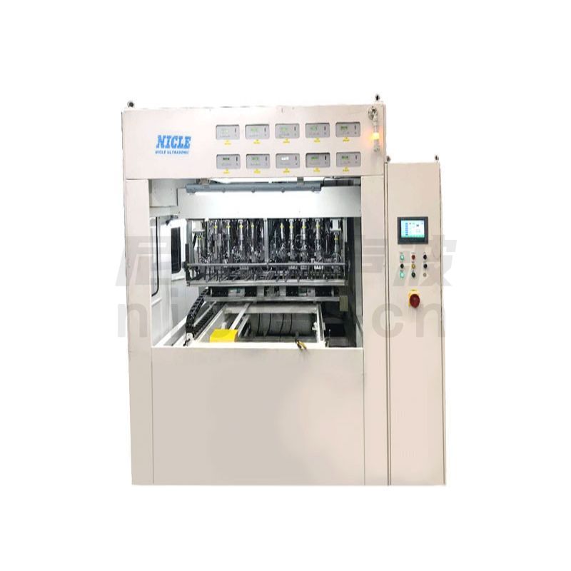 Ultrasonic multi head welding machine for automobile rear bumper